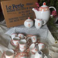 servizio caffe' da 12 porcellana Le Perle