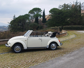 Maggiolone cabrio bianco