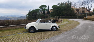 Maggiolone cabrio bianco