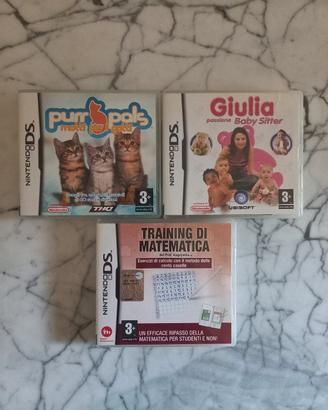 Lotto 3 Giochi per Nintendo DS