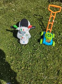 vespetta e taglia erba gioco