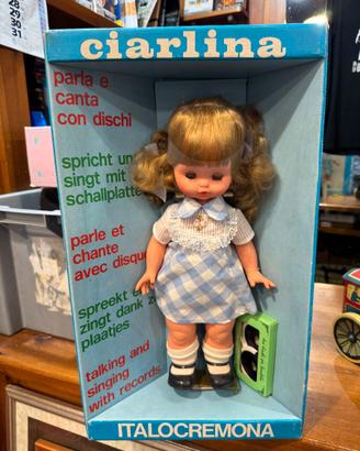 Bambola vintage ciarlina italocremona