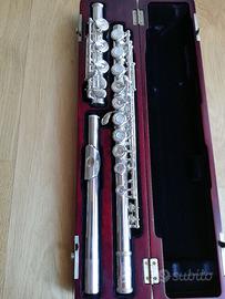 flauto traverso con testata  Argento sterling 925