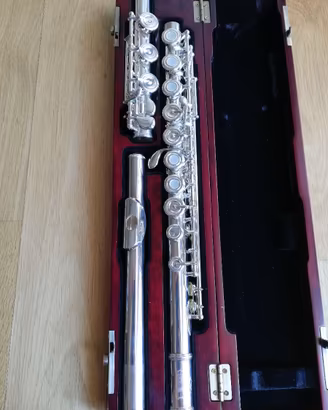 flauto traverso con testata  Argento sterling 925