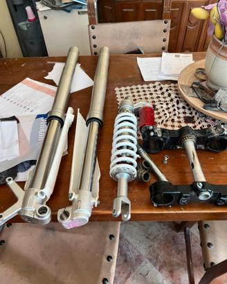 Forcelle e ammortizzatore beta Xtrainer originali