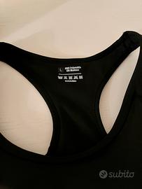 Reggiseno sportivo tg L nero