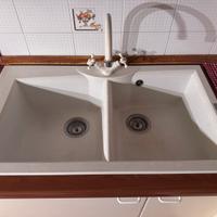 Lavello Elleci 2 vasche + Miscelatore coordinato