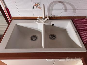 Lavello Elleci 2 vasche + Miscelatore coordinato