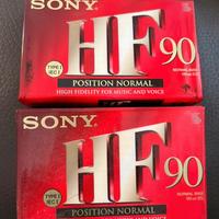 Sony 2 Audiocassette Sony vergini