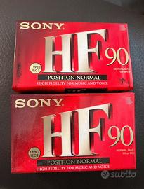 Sony 2 Audiocassette Sony vergini