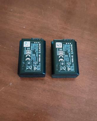 2 Batterie Sony NP-FW50 originali