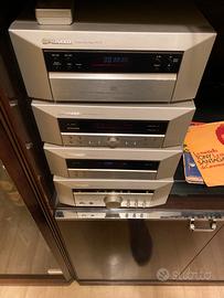 Pioneer Lettore CD e Cassette + Casse