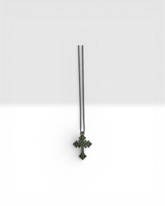 Collana Croce Gotica Dark-stile Chrome hearts