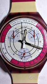 Swatch Chrono Navy Berry SCR100