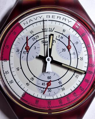 Swatch Chrono Navy Berry SCR100