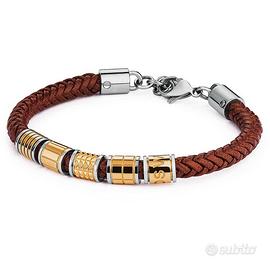 Bracciale Uomo Brosway acciaio e oro