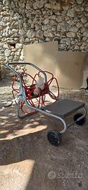 Carrello avvolgi tubo acqua