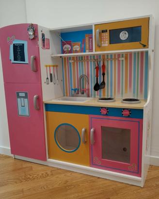 Cucina giocattolo per bambini, in legno
