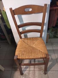 sedie impagliate e vintage