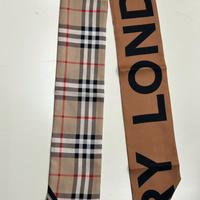 Twilly Burberry originale 100% seta