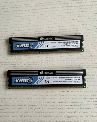 Ram corsair DDR3 2x2GB 1333
