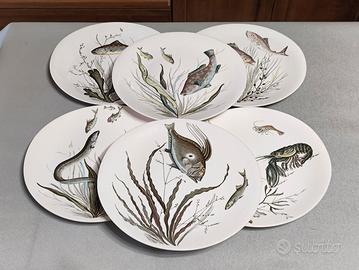 Set piatti Fish Johnson Bros da collezione 