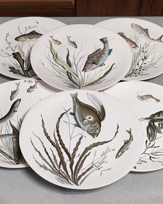 Set piatti Fish Johnson Bros da collezione 