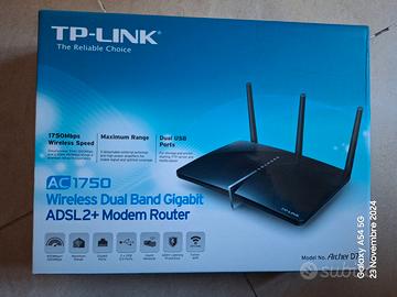 Tp-link AC 1750 modem router wiriless dual band