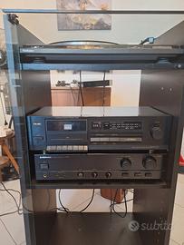 impianto stereo vintage completo,
