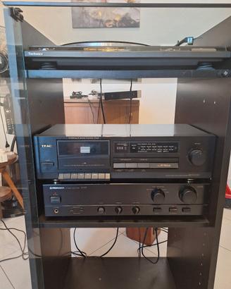impianto stereo vintage completo,