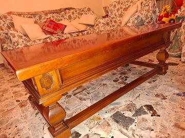 Tavolino basso di legno massello