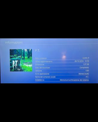 PS4 500 Gb + PT (installato su sistema) + giochi