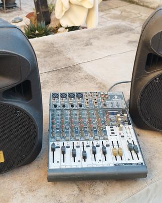 casse omnitronic e mixer behringer 