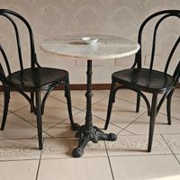 Elegante Tavolino Bistrot con Sedie Tonet