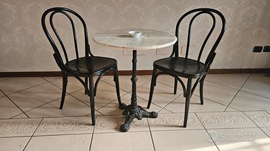 Elegante Tavolino Bistrot con Sedie Tonet