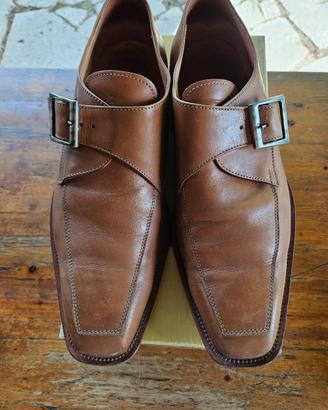 mocassino vera pelle con fibbia n.45