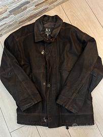 Giacca vera pelle vintage