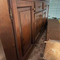 Servante con vetrina massello