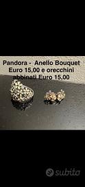 Pandora anello e orecchini