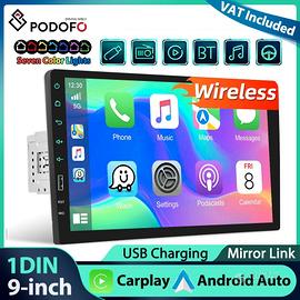 Autoradio Universale 7" HD Touch Screen Podofo