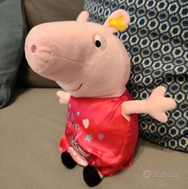 lotto Peppa Pig peluche + dadi puzzle