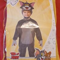 COSTUME DI CARNEVALE TOM e JERRY 2-3 anni 80 cm