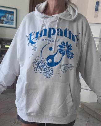 Felpa ampia e leggera in cotone L Stradivarius