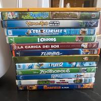 DVD di vari film per bambini/ragazzi