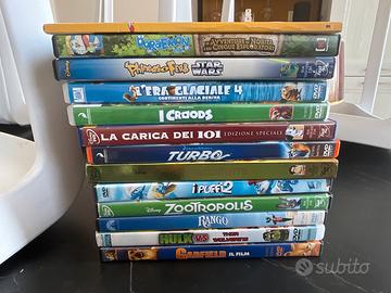 DVD di vari film per bambini/ragazzi