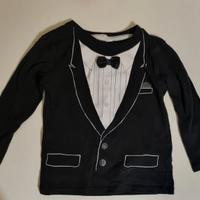 T-Shirt Maglietta Bambino 2 Anni Taglia 92 Smoking