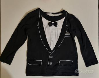 T-Shirt Maglietta Bambino 2 Anni Taglia 92 Smoking