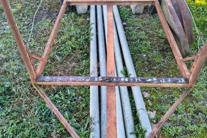 carrello agricolo porta tubi irrigazione 