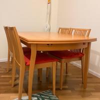 Tavolo estensibile + 4 sedie