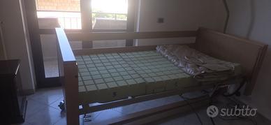 Letto ortopedico elettrico +materasso antidecubido